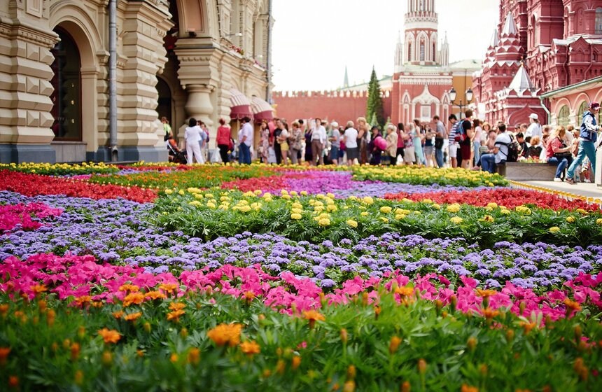В ГУМе проходит ежегодный фестиваль цветов 14 фото