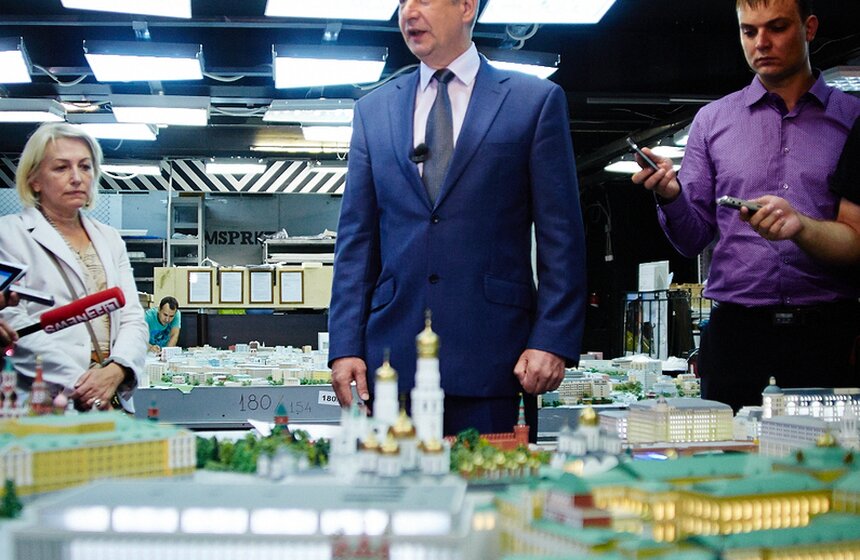 В столице представили готовую часть архитектурного макета Москвы 13 фото