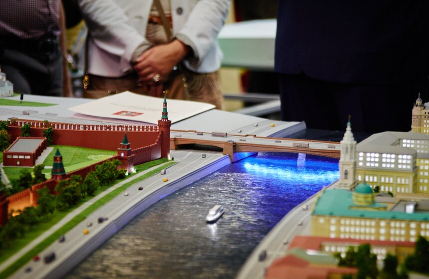 В столице представили готовую часть архитектурного макета Москвы 16 фото
