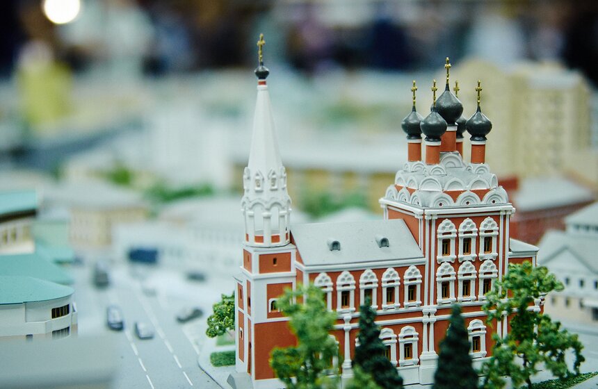 В столице представили готовую часть архитектурного макета Москвы 10 фото
