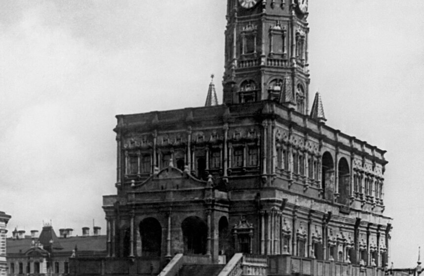 Сухарева башня, 1933 год