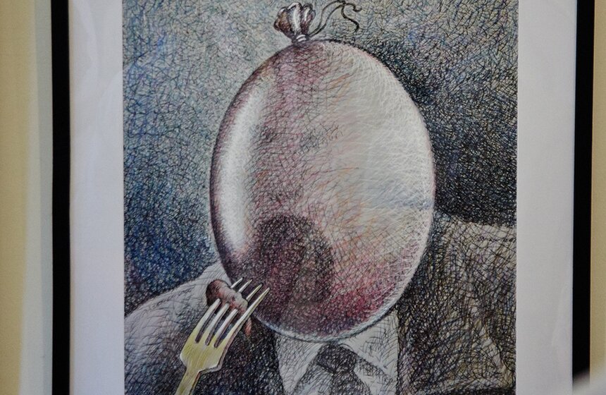 Юбилейная выставка карикатур Игоря Смирнова открылась в столице 14 фото