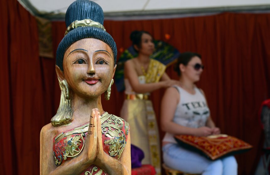 В музее "Царицыно" отпраздновали День семьи, любви и верности 7 фото