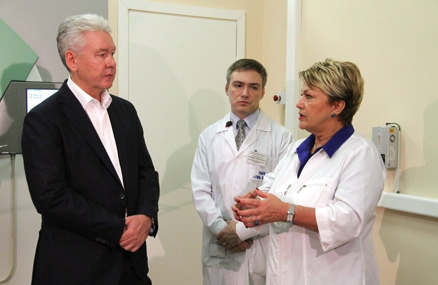 Сергею Собянину презентовали новое оборудование в ГКБ №57 6 фото