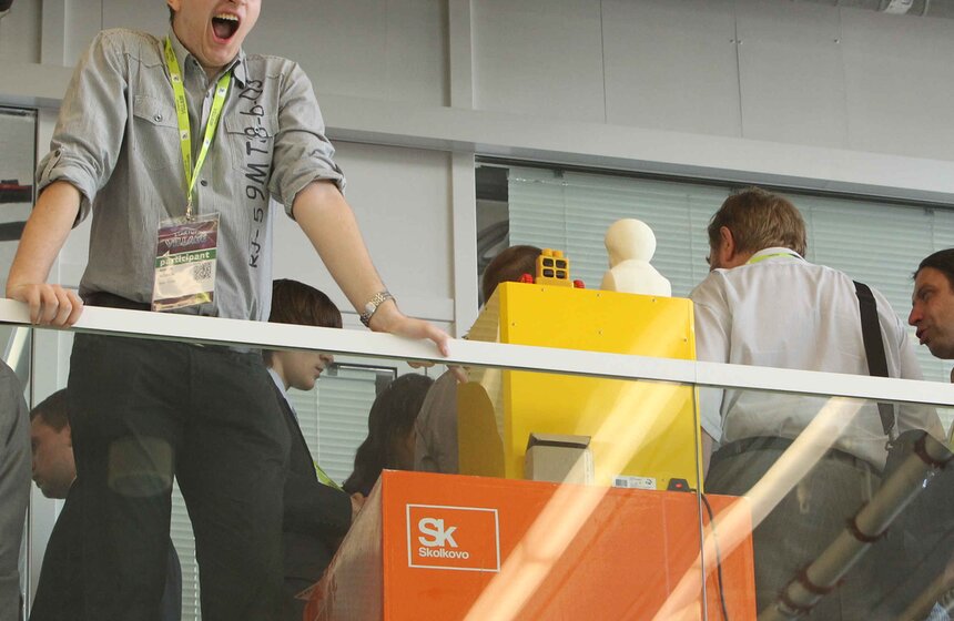 Дмитрий Медведев посетил конференцию Startup Village в Сколково 7 фото