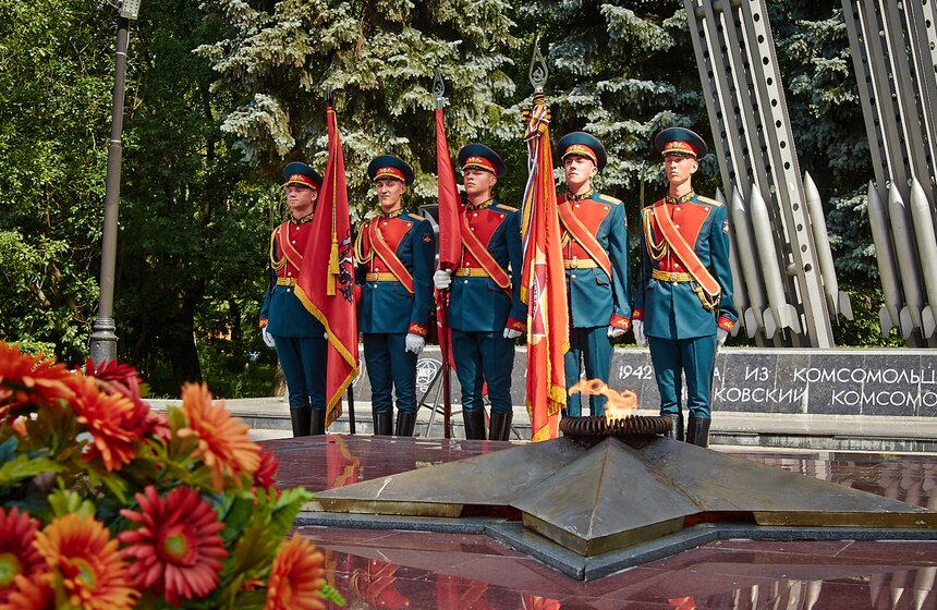 В Измайловском парке прошла встреча ветеранов-партизан 13 фото