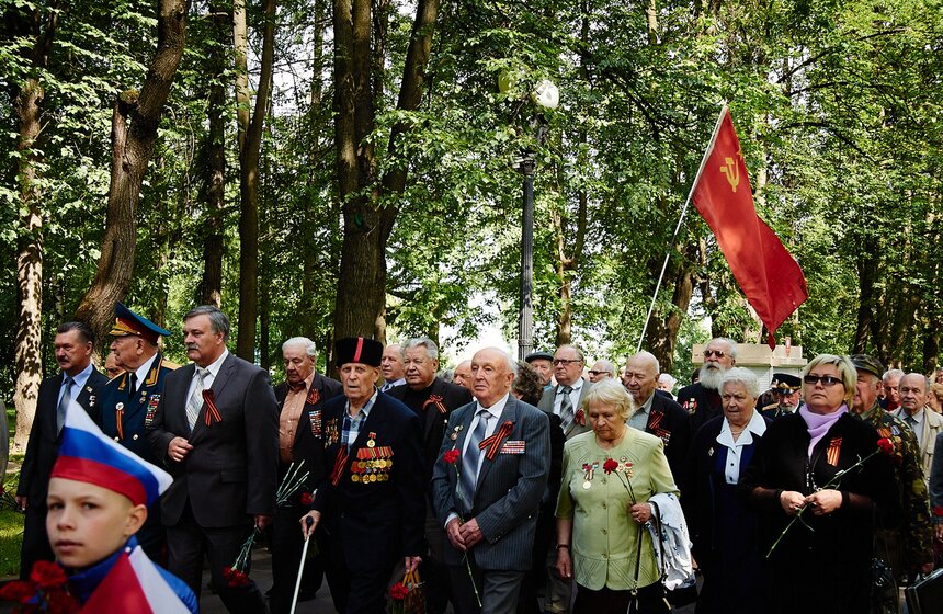 В Измайловском парке прошла встреча ветеранов-партизан 10 фото