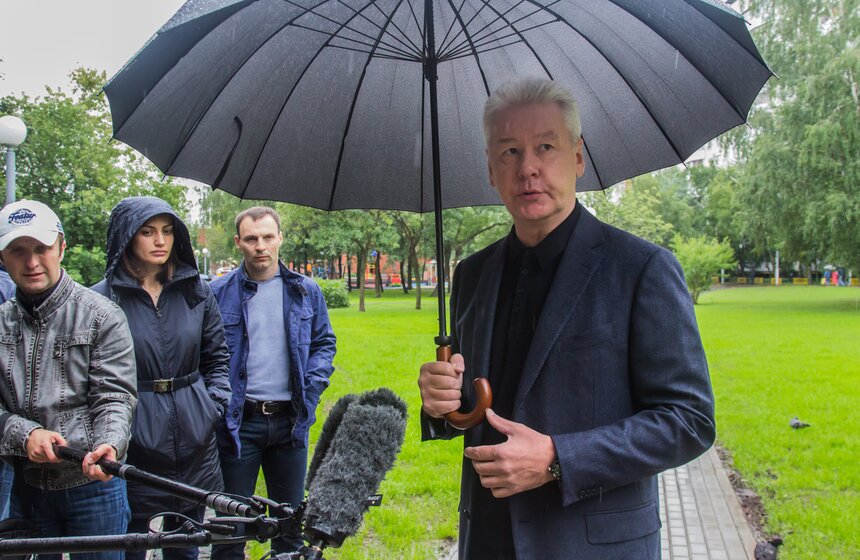 Благоустройство Каширского шоссе оценил Сергей Собянин 14 фото