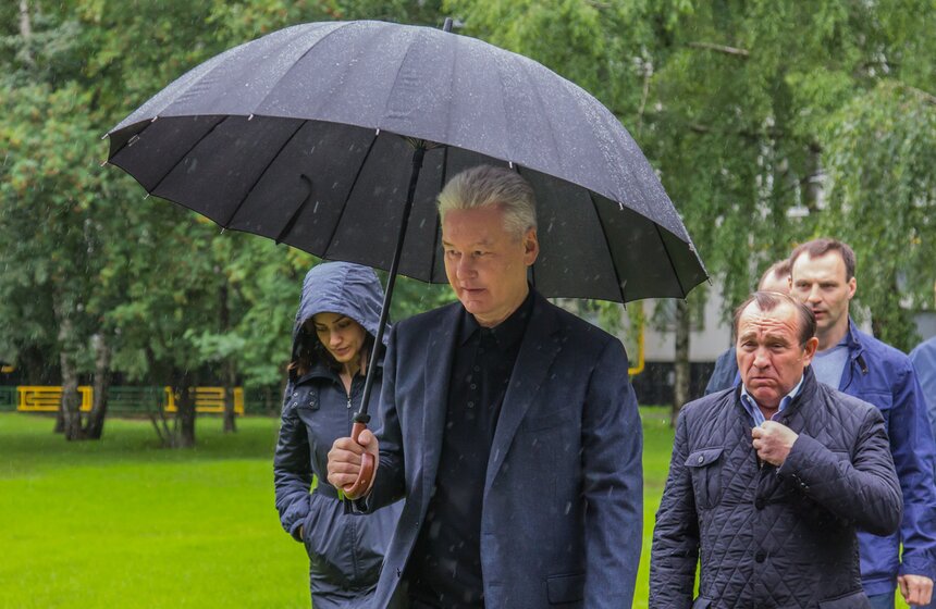 Благоустройство Каширского шоссе оценил Сергей Собянин 13 фото