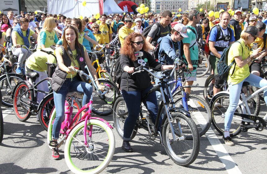 В столице прошел Третий ежегодный Московский велопарад 6 фото