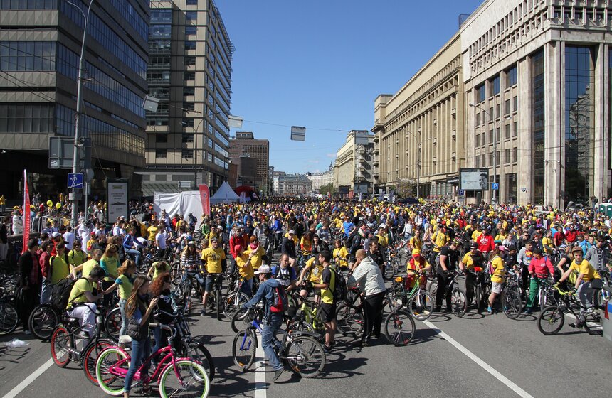 В столице прошел Третий ежегодный Московский велопарад 4 фото