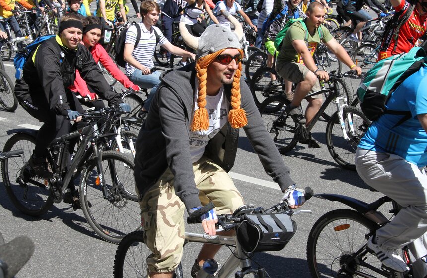 В столице прошел Третий ежегодный Московский велопарад 13 фото