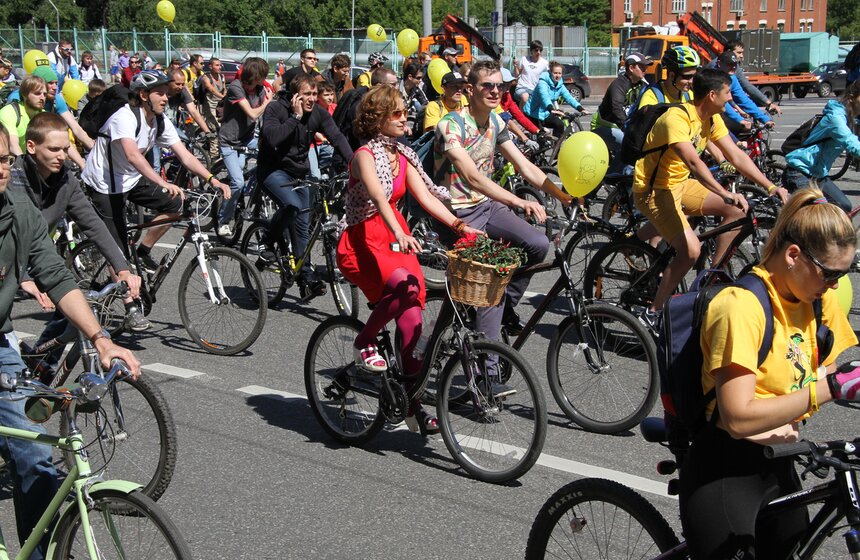 В столице прошел Третий ежегодный Московский велопарад 15 фото