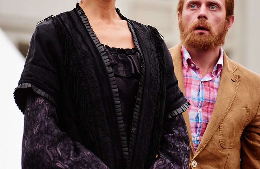 На Кузнецком мосту прошло дефиле книжных героев Достоевского 18 фото