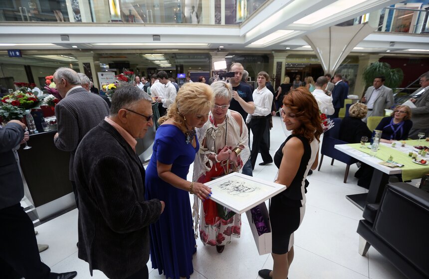 В Москве отпраздновали 65-летие Александра Панкратова-Черного 13 фото