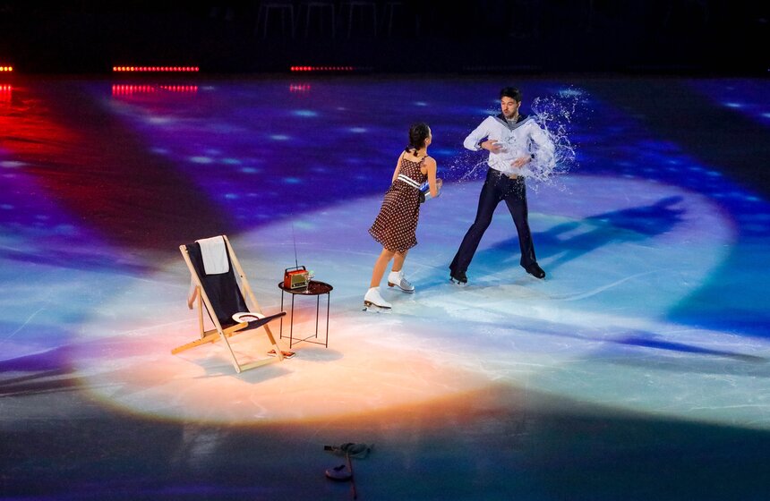 В Москве прошел турнир по фигурному катанию "Русский вызов" 32 фото