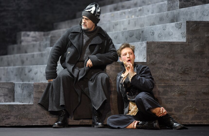 В Театре Российской армии состоялся показ премьерного спектакля "Король Лир" 18 фото