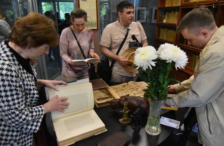 Мероприятие "Камера обскура" состоялось в РГБМ в рамках акции "Библионочь–2023" 4 фото