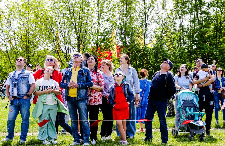 Фестиваль воздушных змеев "Пестрое небо" прошел в столице 24 фото