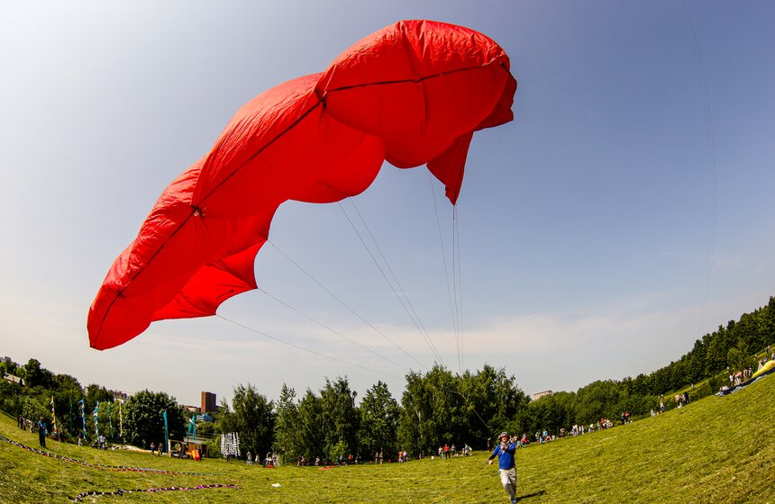 Фестиваль воздушных змеев "Пестрое небо" прошел в столице 10 фото