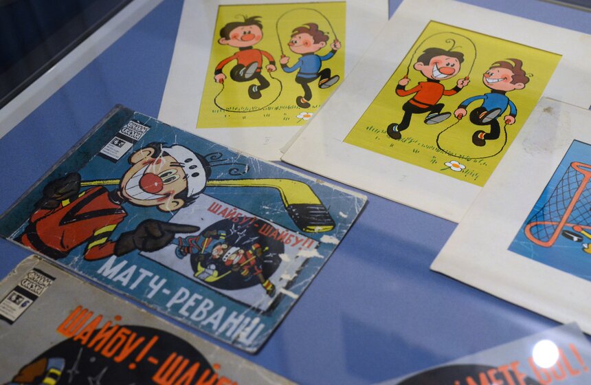 В Измайлове открылась выставка "Шайбу! Шайбу!" 10 фото