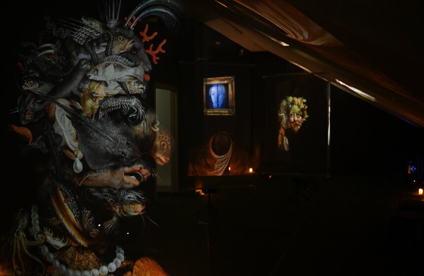 Выставка "Живые портреты Джузеппе Арчимбольдо" завершится в столице 30 сентября 11 фото