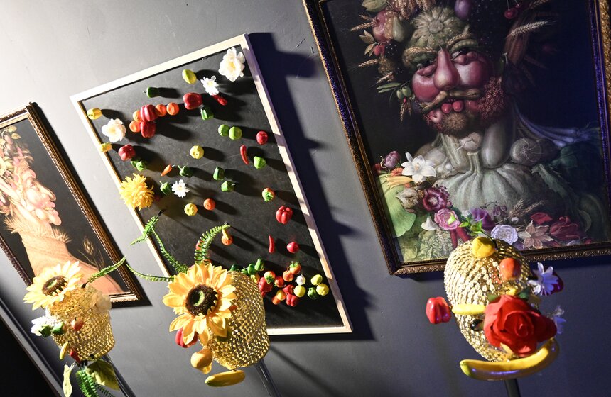 Выставка "Живые портреты Джузеппе Арчимбольдо" завершится в столице 30 сентября 5 фото