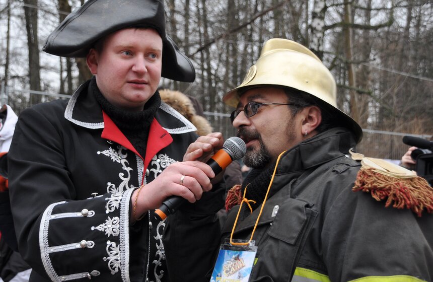 В парке "Сокольники" прошел фестиваль необычных саней 10 фото