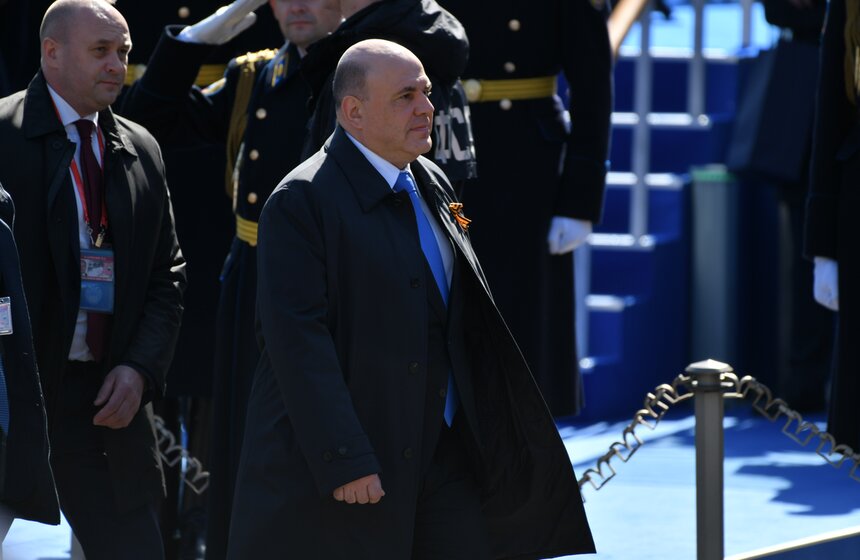 Также на праздничном мероприятии был премьер-министр России Михаил Мишустин 