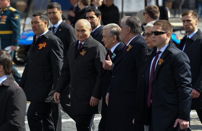 Владимир Путин посетил парад в честь 78-й годовщины Победы