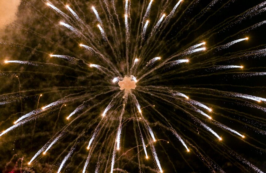 Праздничный салют в честь Дня Победы состоялся в Москве 9 фото