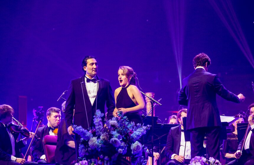 Гала-концерт "Звезды художественной гимнастики и мировой оперной сцены" прошел в Москве 20 фото