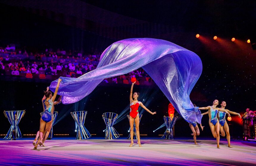 Гала-концерт "Звезды художественной гимнастики и мировой оперной сцены" прошел в Москве 18 фото