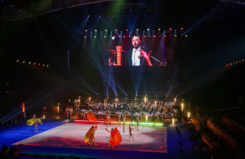 Гала-концерт "Звезды художественной гимнастики и мировой оперной сцены" прошел в Москве 7 фото