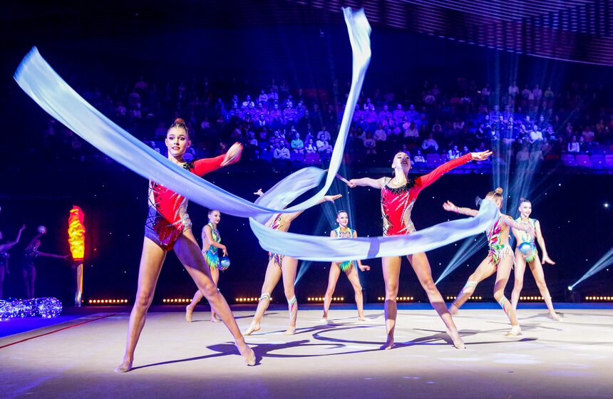 Гала-концерт "Звезды художественной гимнастики и мировой оперной сцены" прошел в Москве 22 фото