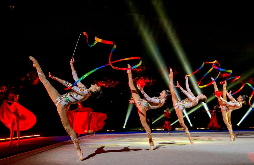 Гала-концерт "Звезды художественной гимнастики и мировой оперной сцены" прошел в Москве 26 фото