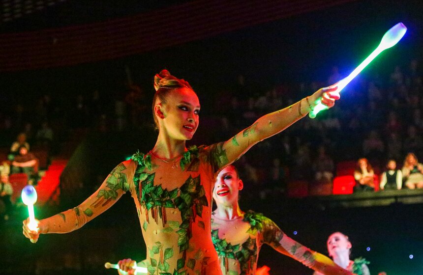 Гала-концерт "Звезды художественной гимнастики и мировой оперной сцены" прошел в Москве 12 фото