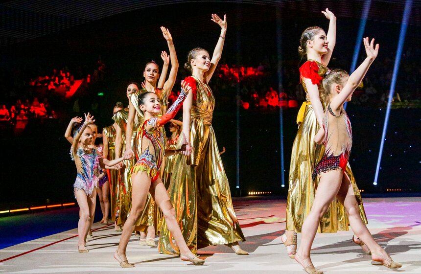 Гала-концерт "Звезды художественной гимнастики и мировой оперной сцены" прошел в Москве 27 фото