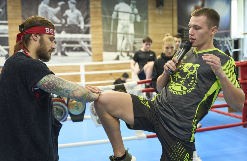 Федерация кикбоксинга России провела открытую тренировку в МГТУ им. Баумана 17 фото