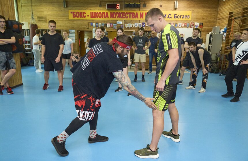 Федерация кикбоксинга России провела открытую тренировку в МГТУ им. Баумана 11 фото