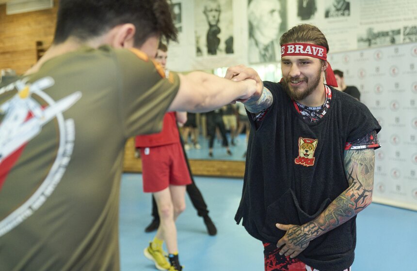 Федерация кикбоксинга России провела открытую тренировку в МГТУ им. Баумана 16 фото