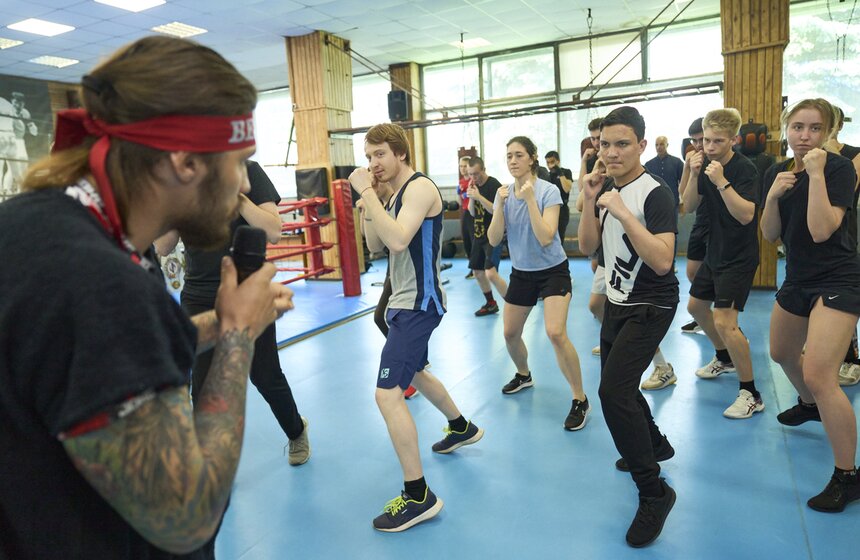 Федерация кикбоксинга России провела открытую тренировку в МГТУ им. Баумана 5 фото