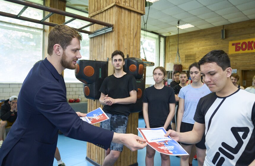 Федерация кикбоксинга России провела открытую тренировку в МГТУ им. Баумана 22 фото