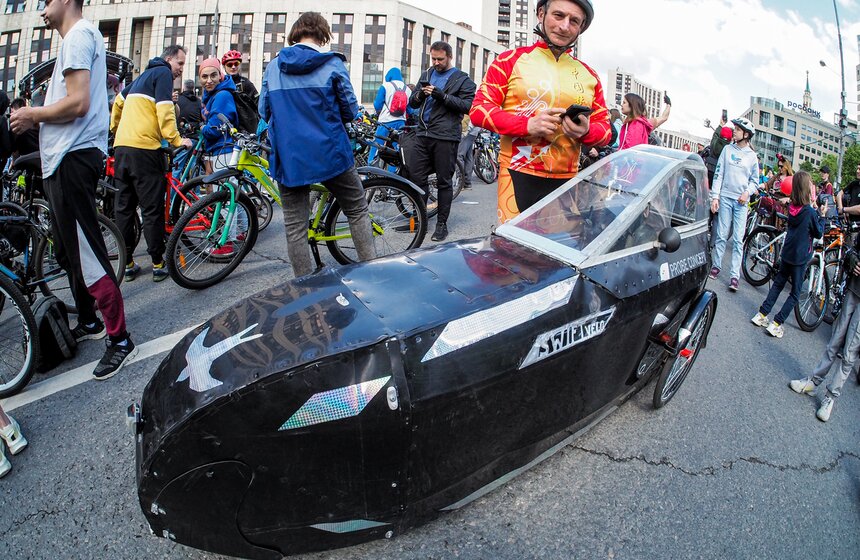 Около 50 тыс человек приняли участие в Московском весеннем велофестивале 4 фото