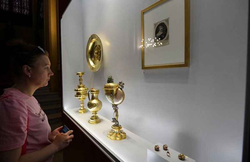 Выставка "Сокровищница датского короля Кристиана IV" открылась в Оружейной палате 20 фото