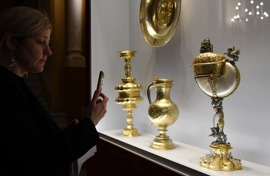 Выставка "Сокровищница датского короля Кристиана IV" открылась в Оружейной палате 9 фото