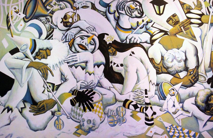 В столице показали произведения искусства на цирковую тему 17 фото