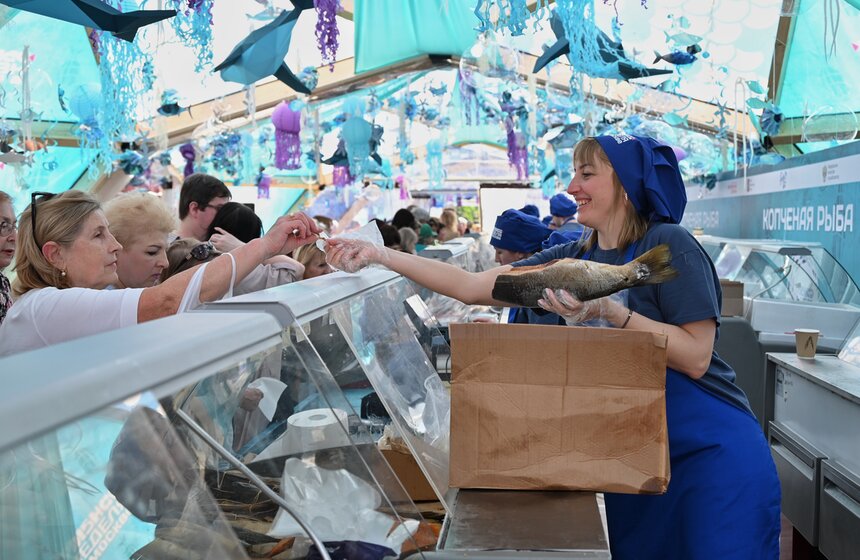 Гастрономический фестиваль "Рыбная неделя" проходит в Москве 20 фото