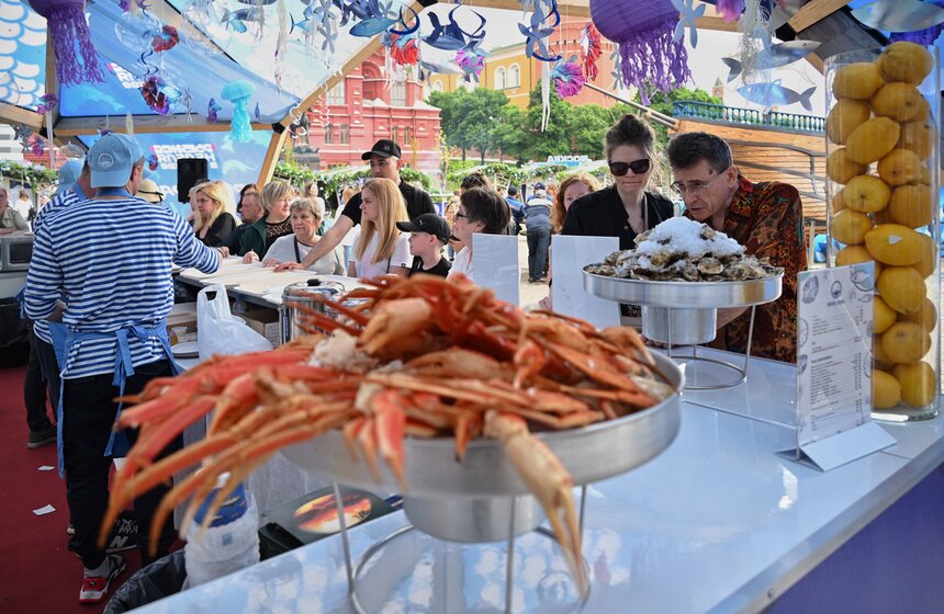 Гастрономический фестиваль "Рыбная неделя" проходит в Москве 14 фото