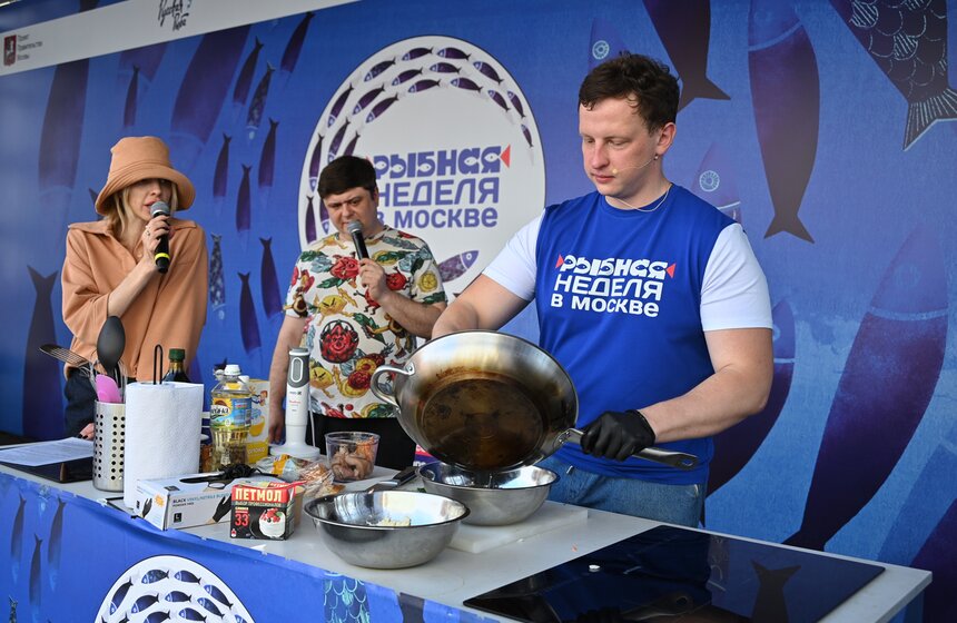 Гастрономический фестиваль "Рыбная неделя" проходит в Москве 22 фото